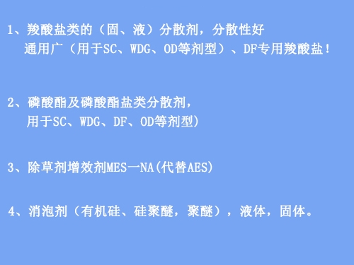 農(nóng)藥助劑